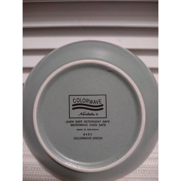 Noritake Colorwave Green 8485 stoneware cereal soup rimless bowl oven safe - Picture 3 of 6